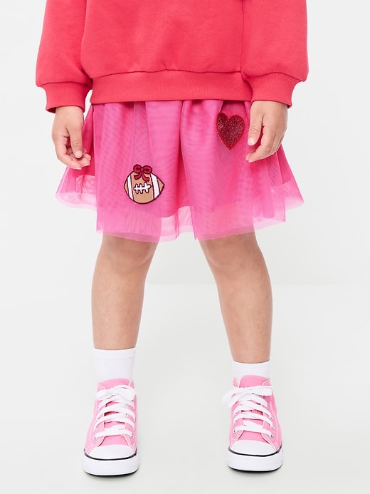 Image number 2 showing, Football Tutu Skirt for Toddler Girls