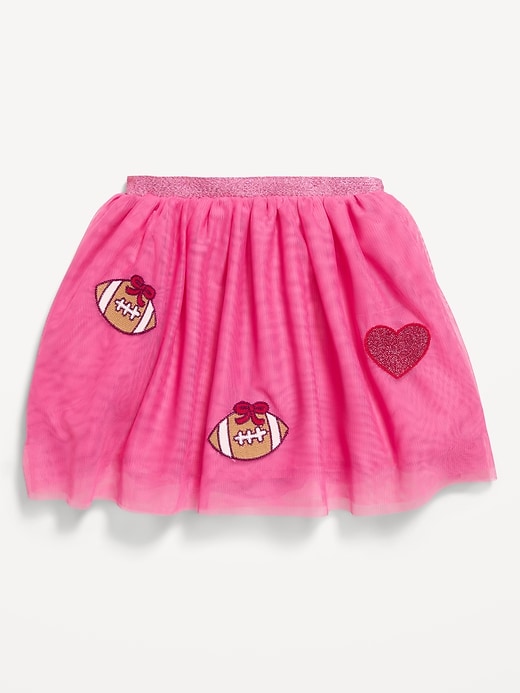 Image number 3 showing, Football Tutu Skirt for Toddler Girls