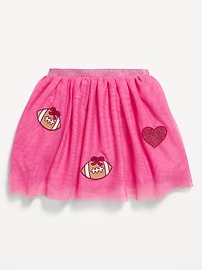 Image number 3 showing, Football Tutu Skirt for Toddler Girls