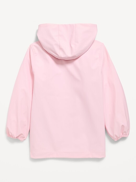 Image number 2 showing, Water-Resistant Oversized Hooded Jacket for Girls