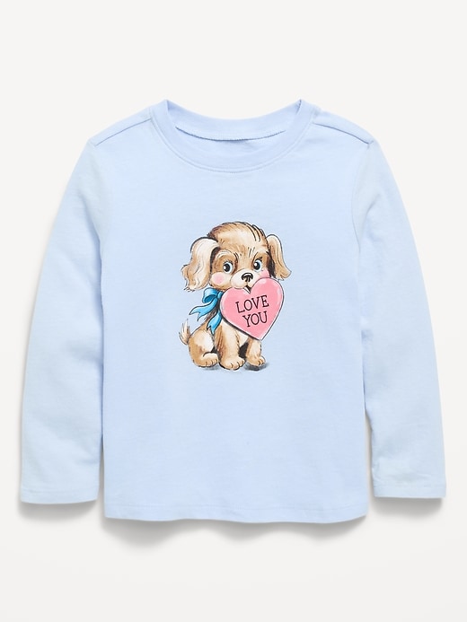 Image number 2 showing, Long-Sleeve Graphic T-Shirt for Toddler Girls