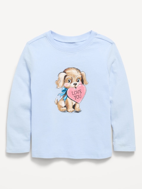 Long-Sleeve Graphic T-Shirt for Toddler Girls