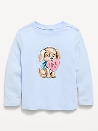 Image number 1 showing, Long-Sleeve Graphic T-Shirt for Toddler Girls