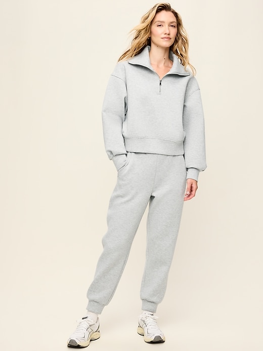 Image number 2 showing, High-Waisted Bounce Fleece Jogger Sweatpants