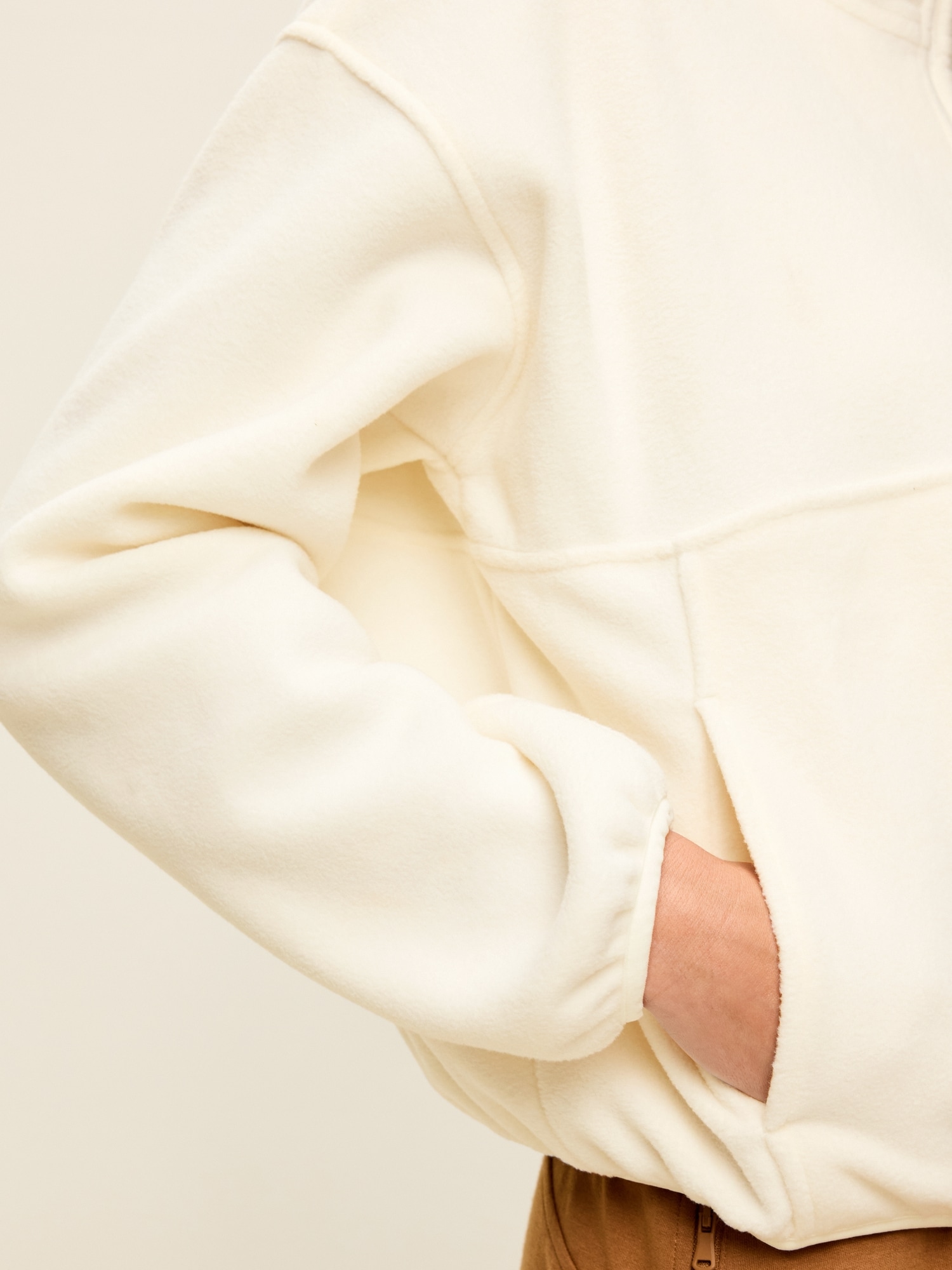 Oversized Half-Zip Performance Fleece Pullover