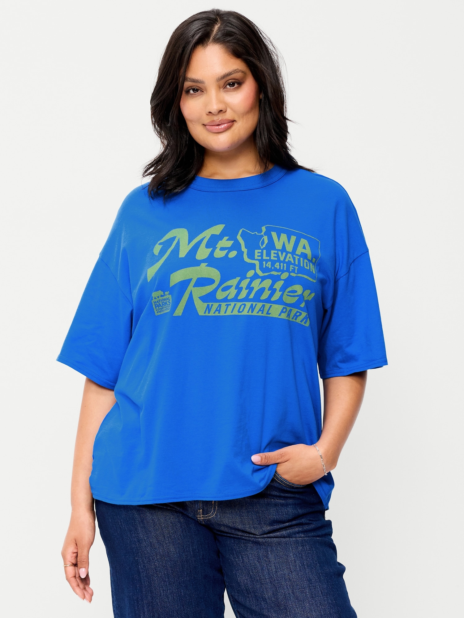 Mount Rainier National Park Loose T-Shirt