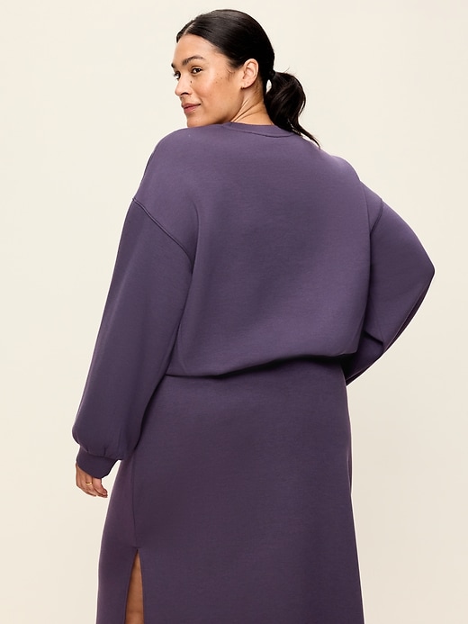 Image number 8 showing, Bounce Fleece Bubble-Hem Sweatshirt