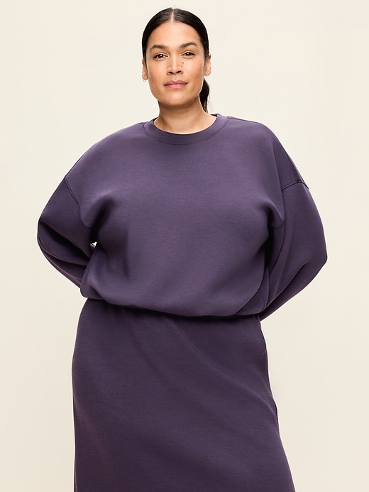 Image number 7 showing, Bounce Fleece Bubble-Hem Sweatshirt