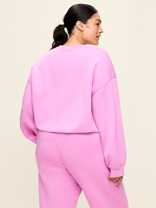 Image number 8 showing, Bounce Fleece Bubble-Hem Sweatshirt