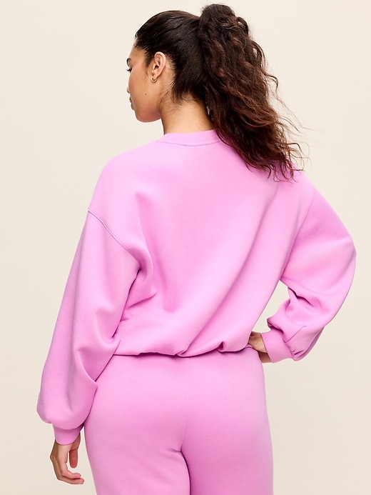 Image number 6 showing, Bounce Fleece Bubble-Hem Sweatshirt