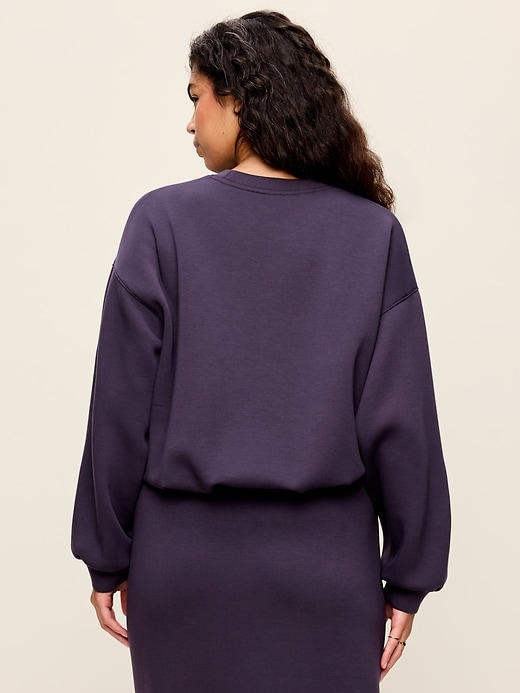 Image number 6 showing, Bounce Fleece Bubble-Hem Sweatshirt