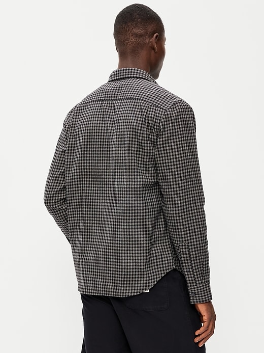 Image number 2 showing, Relaxed Long-Sleeve Plaid Flannel Pocket Shirt