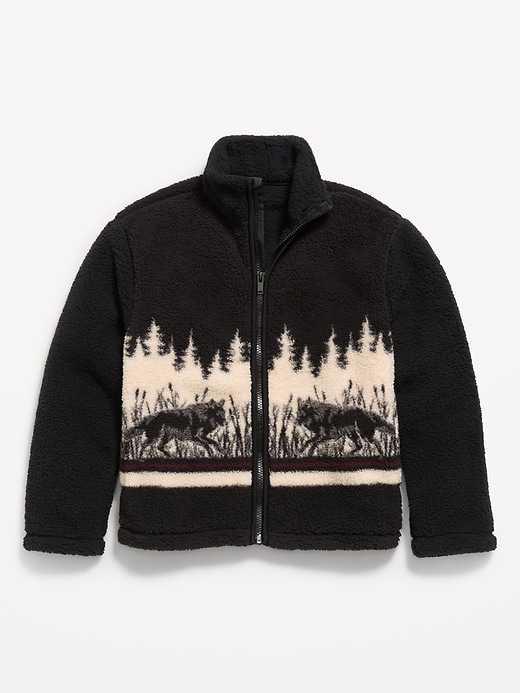 Sherpa Full-Zip Jacket for Boys | Old Navy