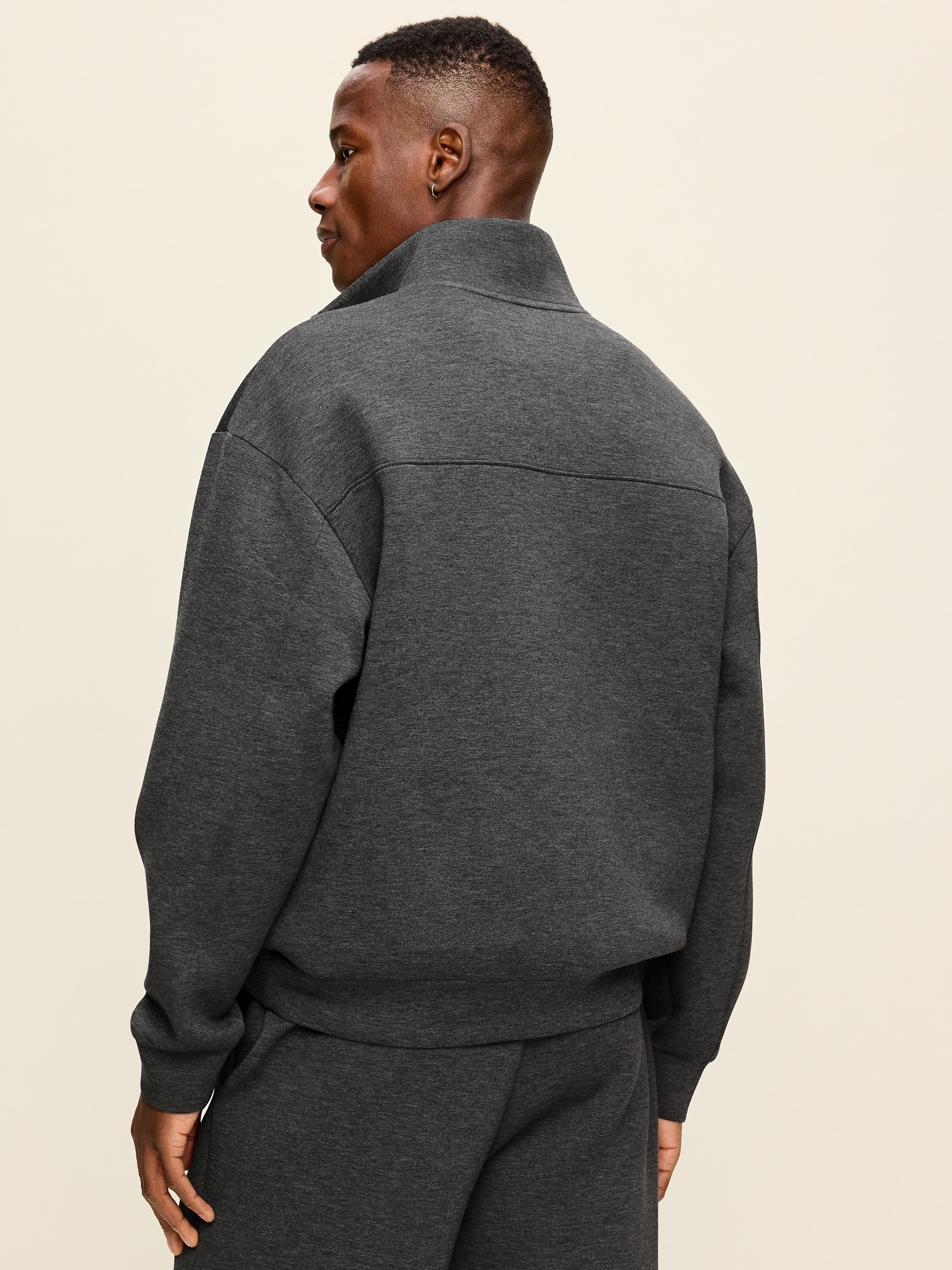 Bounce Fleece Oversized Half-Zip Pullover