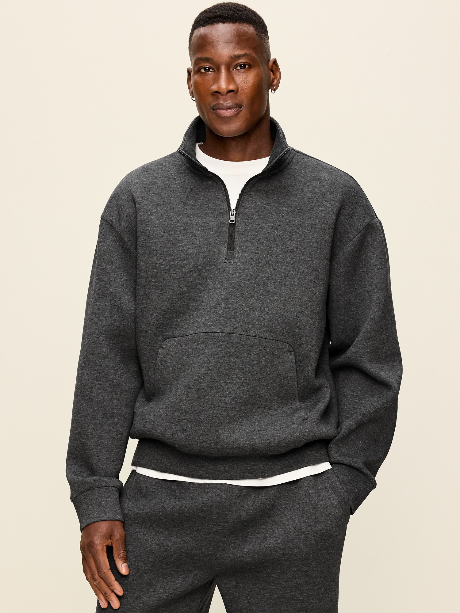 Bounce Fleece Oversized Half-Zip Pullover