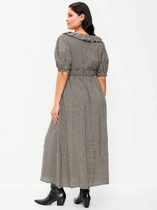 Image number 8 showing, Ruffle-Trim Boho Maxi Dress