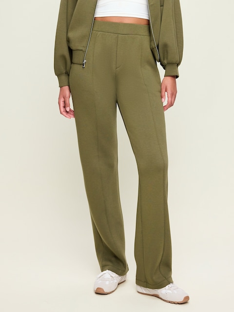 High-Waisted Bounce Fleece Trouser Sweatpants