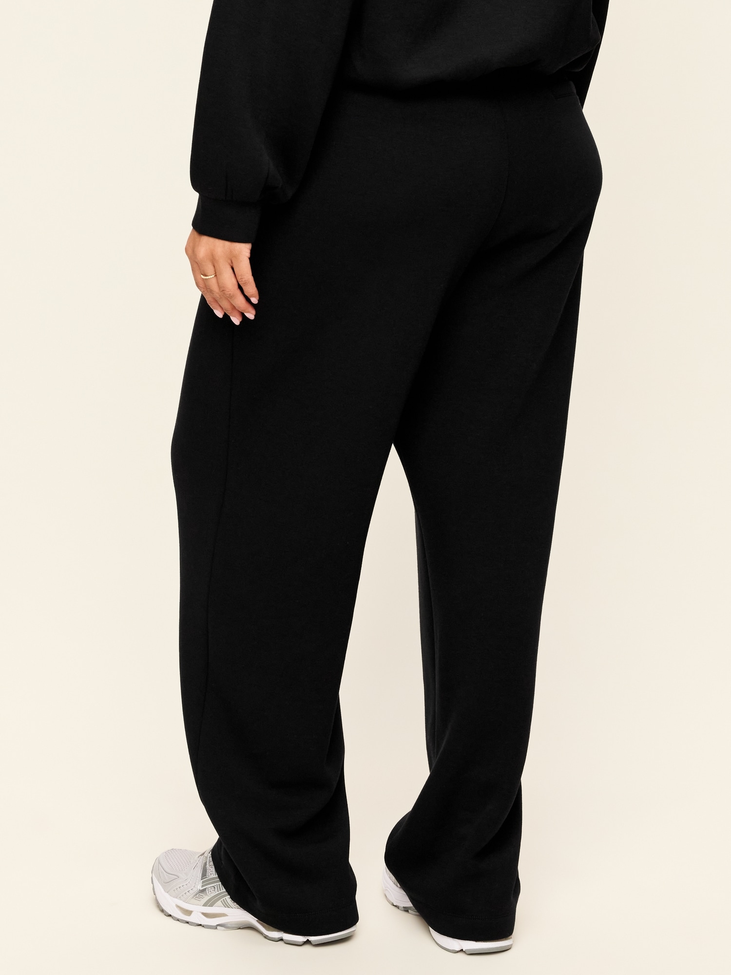 High-Waisted Bounce Fleece Trouser Sweatpants