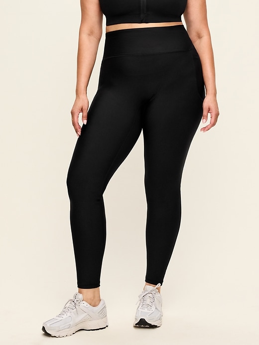 Image number 7 showing, Extra-High Waisted PowerSoft Boundless Full-Length Pocket Leggings
