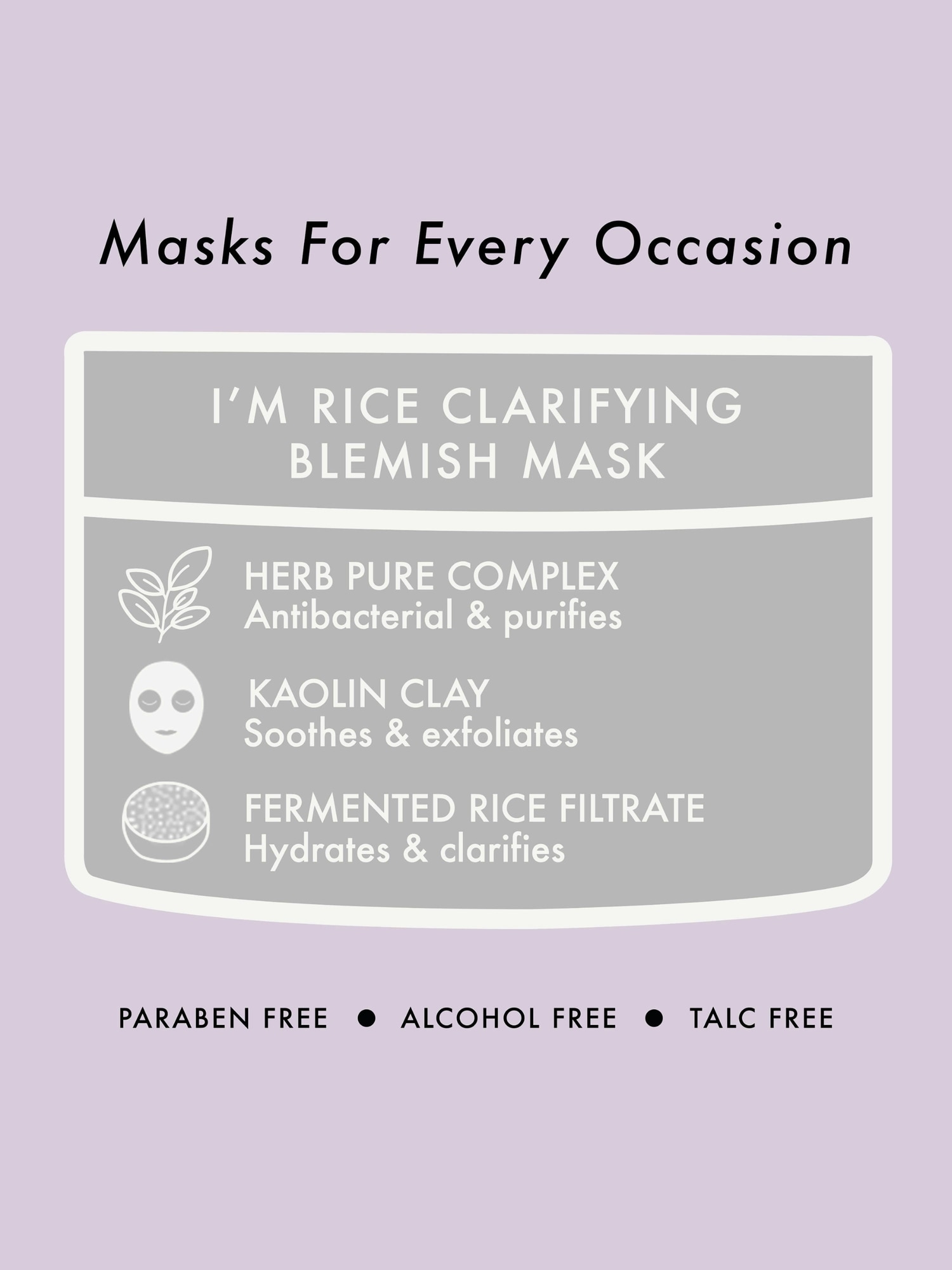 Tony Moly Im Rice Clarifying Blemish Acne Mask