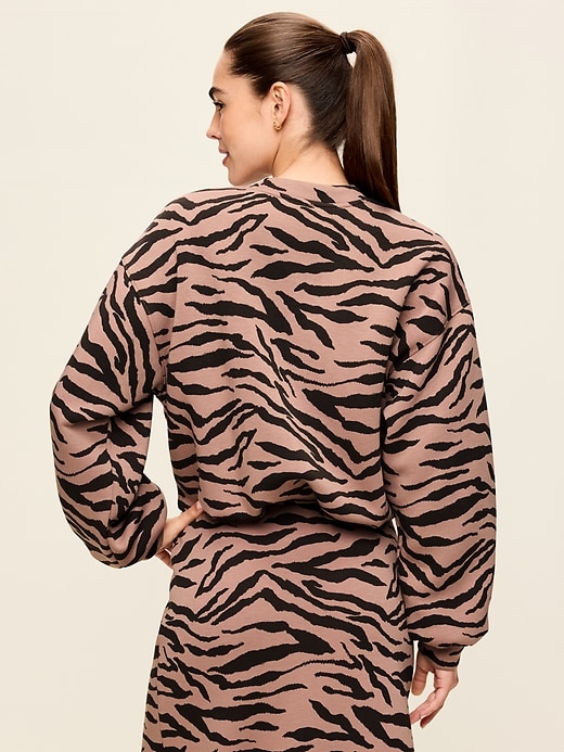 Image number 2 showing, Bounce Fleece Bubble-Hem Sweatshirt