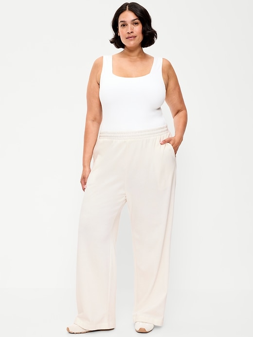 Image number 5 showing, High-Waisted SoComfy Wide-Leg Sweatpants