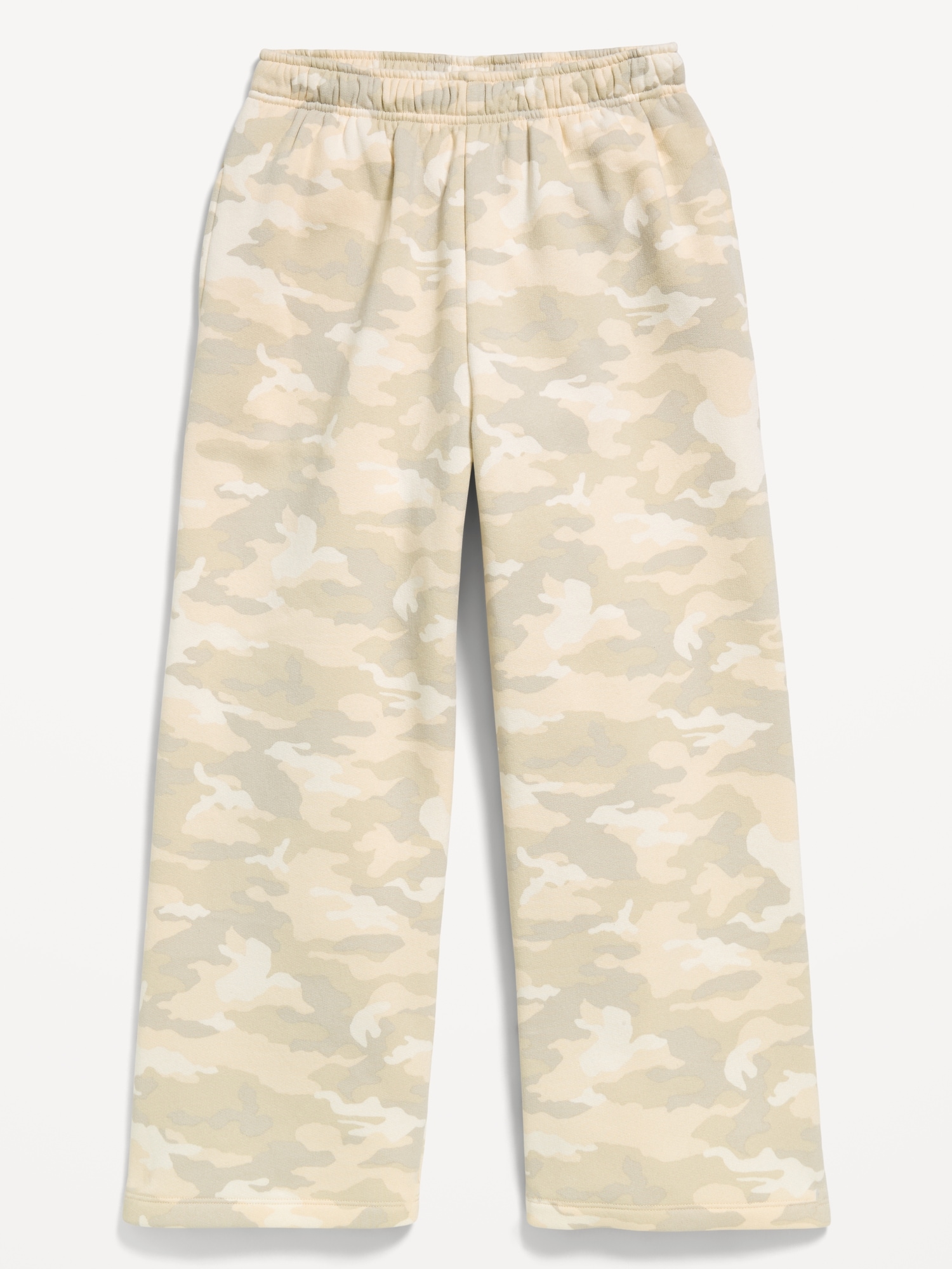 Mid-Rise Baggy Wide-Leg Sweatpants for Girls