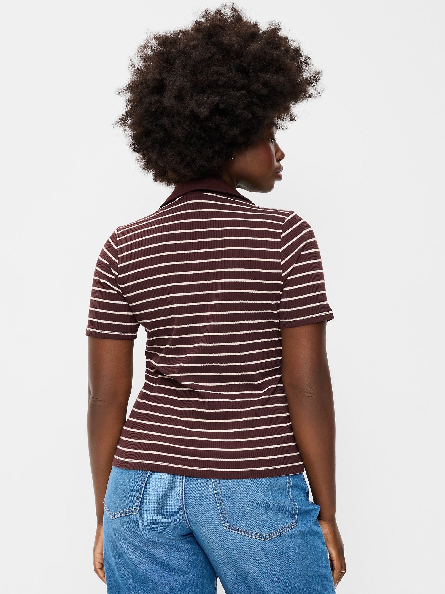 Keyhole Polo Top