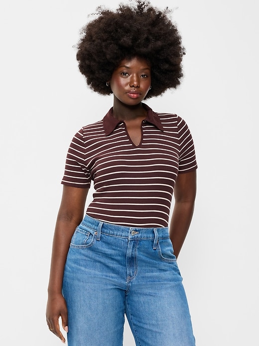 Image number 5 showing, Keyhole Polo Top