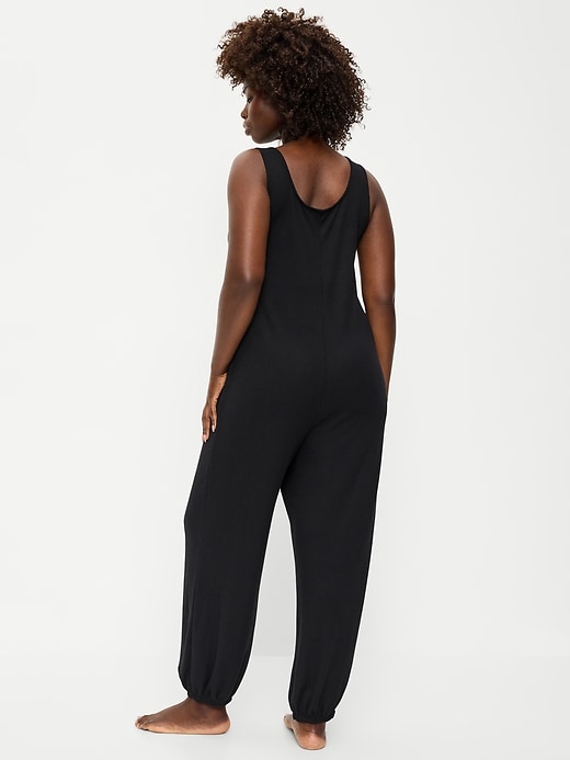 Image number 4 showing, Harem-Leg Pajama Jumpsuit