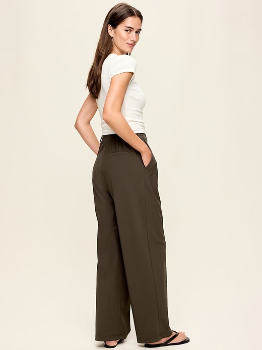 Image number 3 showing, High-Waisted SleekTech Trouser Pants