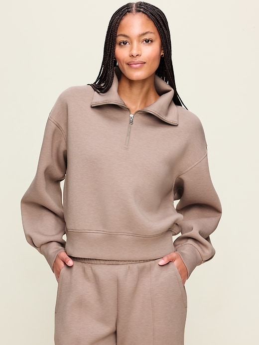 Image number 1 showing, Bounce Fleece Half-Zip Pullover Sweatshirt