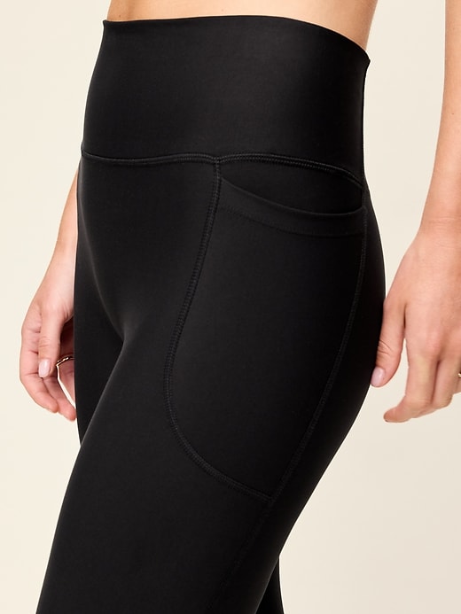 Image number 4 showing, Extra-High Waisted PowerSoft Boundless 7/8 Pocket Leggings – No Front Seam