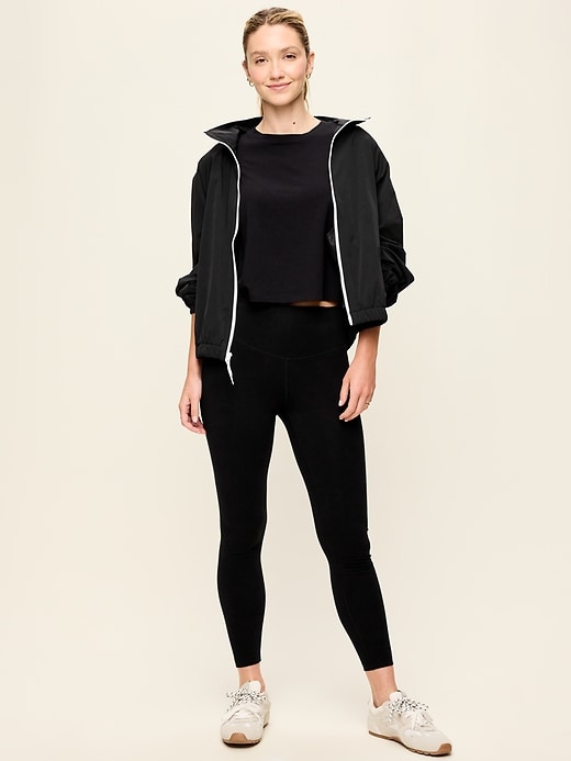 Image number 2 showing, High-Waisted PowerChill 7/8 Cotton Leggings