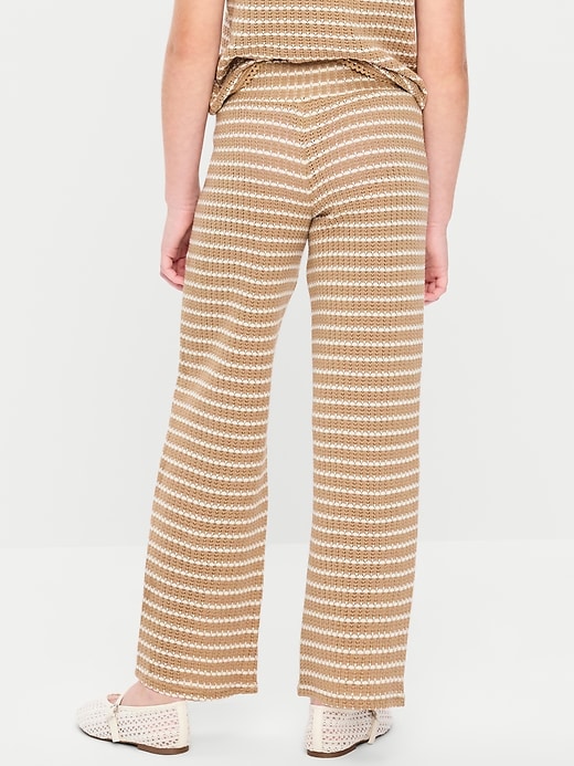 Image number 2 showing, Low-Rise Jacquard Knit Pants for Girls