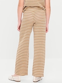 Image number 2 showing, Low-Rise Jacquard Knit Pants for Girls