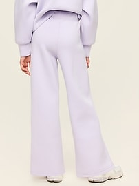 Image number 2 showing, High-Waisted Bounce Fleece Wide-Leg Sweatpants for Girls