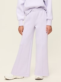 Image number 1 showing, High-Waisted Bounce Fleece Wide-Leg Sweatpants for Girls