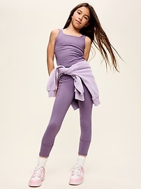 Image number 3 showing, High-Waisted StudioSmooth 7/8 Leggings for Girls