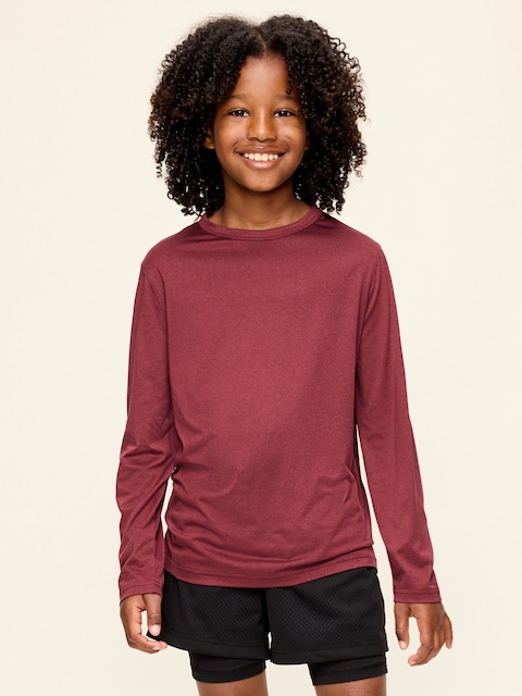 CloudMotion Long-Sleeve Performance T-Shirt for Boys