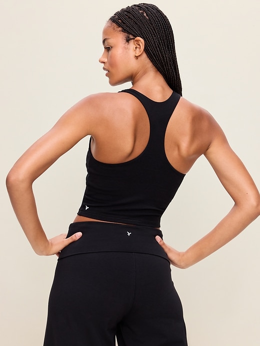Image number 2 showing, Light Support PowerChill High-Neck Racerback Sports Bra