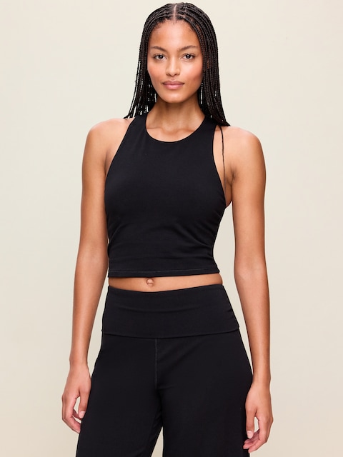 Light Support PowerChill High-Neck Racerback Sports Bra