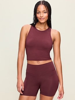 Light Support Powerchill High-Neck Racerback Sports Bra by Old Navy