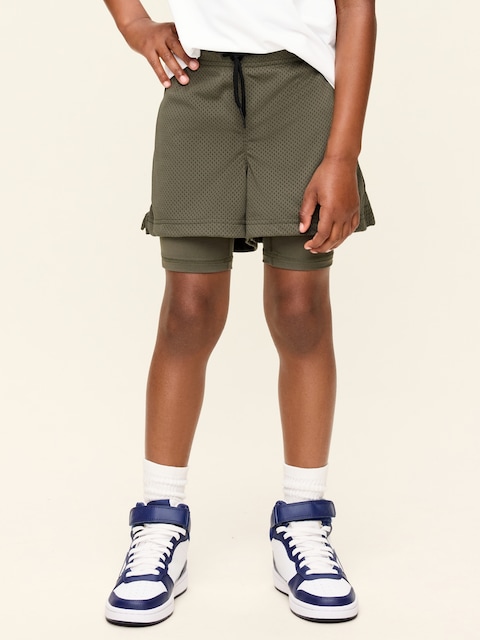 2-In-1 Mesh Performance Shorts for Boys