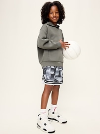 Image number 3 showing, Knee Length Mesh Basketball Shorts for Boys
