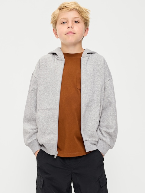 Oversized Zip Hoodie for Boys