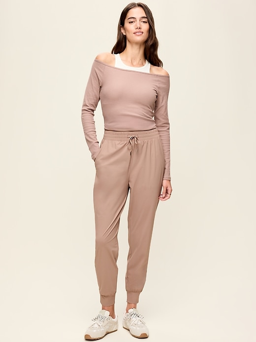 Image number 2 showing, High-Waisted SleekTech Joggers