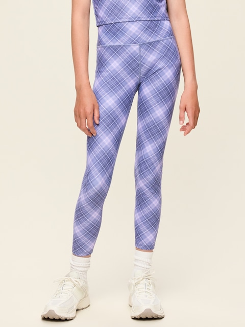 High-Waisted PowerSoft 7/8-Length Side-Pocket Leggings for Girls