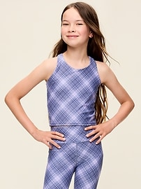 Image number 1 showing, PowerSoft Longline Sports Bra for Girls