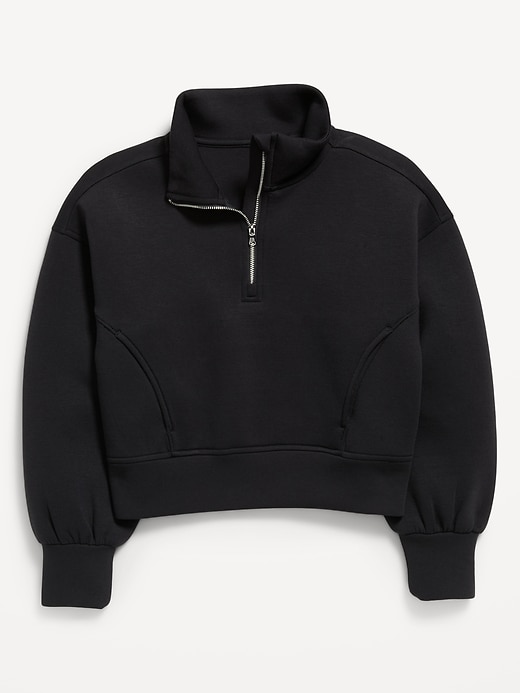 Image number 1 showing, Bounce Fleece Half-Zip Pullover Sweatshirt for Girls